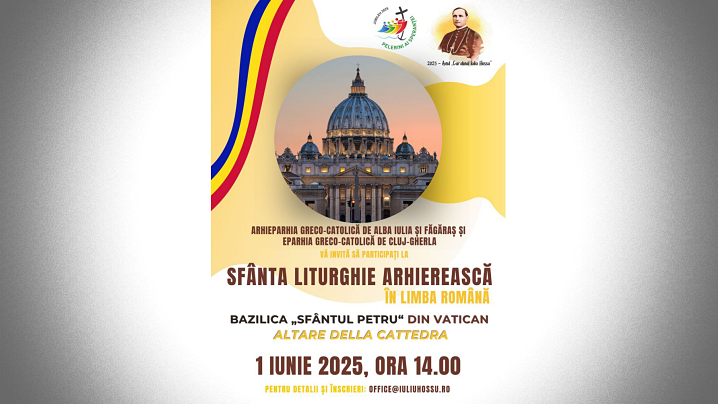 Anunț: Sfântă Liturghie în română în Bazilica „Sfântul Petru” din Vatican